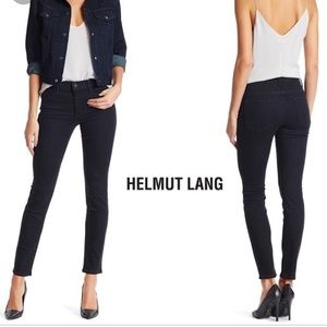 Helmut Lang Ankle Skinny Black Tacked